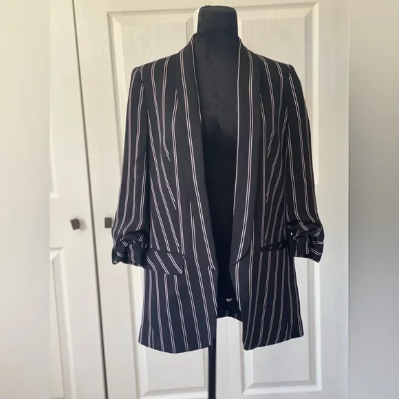 Express Stripped Blazer Size Small - Picture 1 of 4